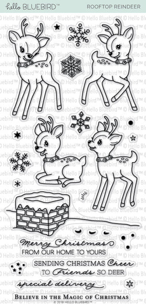 Rooftop Reindeer Stamp
