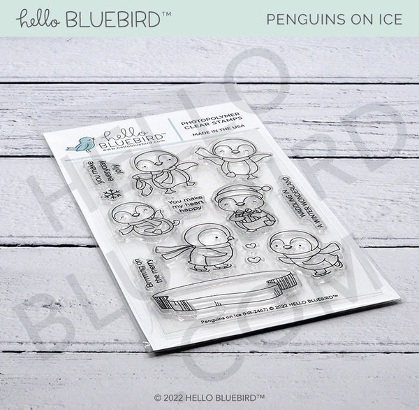 Penguins on Ice Stamp