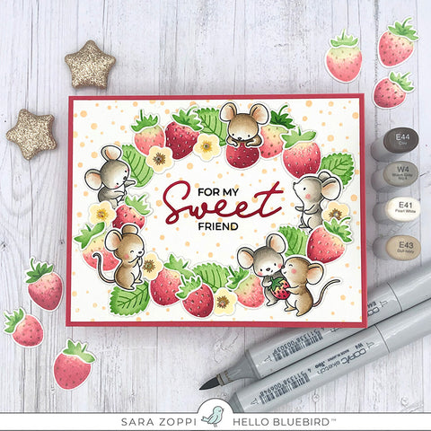 Sweet Strawberries Stamp