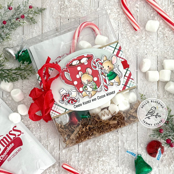 Coffee Shop Mice Stamp