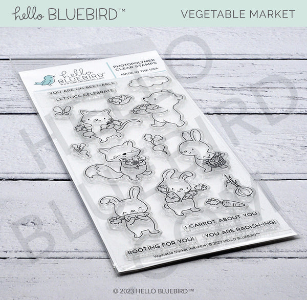 Vegetable Market Stamp