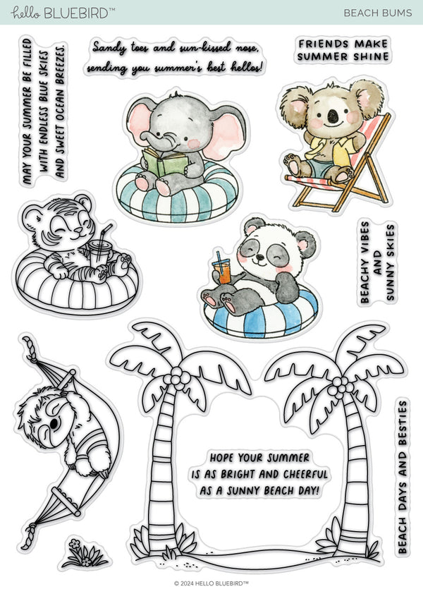 Beach Bums Stamp
