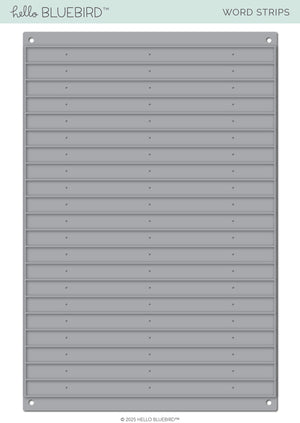 Christmas Word Strips Stamp