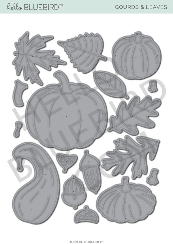 Gourds & Leaves Die