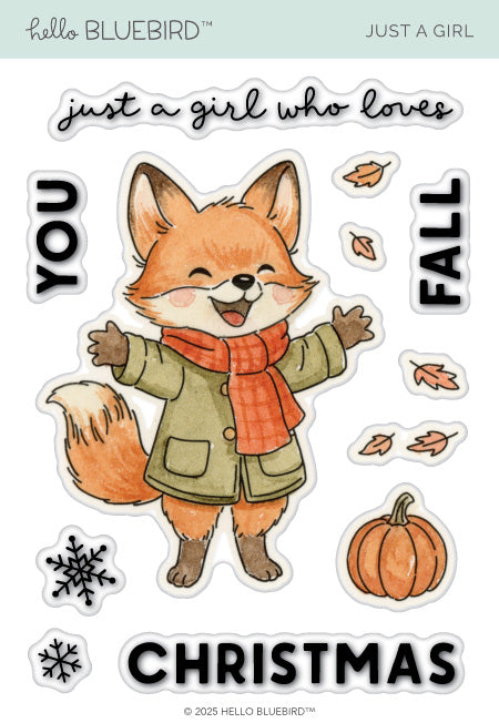 Just a Girl Stamp & Die Combo