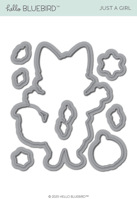 Just a Girl Stamp & Die Combo