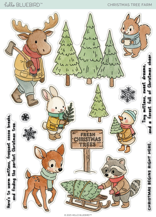 Christmas Tree Farm Stamp