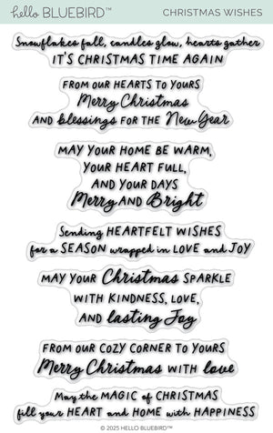 Christmas Word Strips Stamp