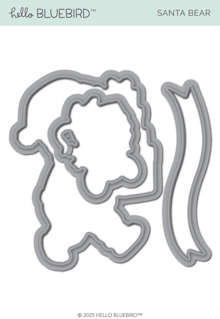 Santa Bear Stamp & Die Combo