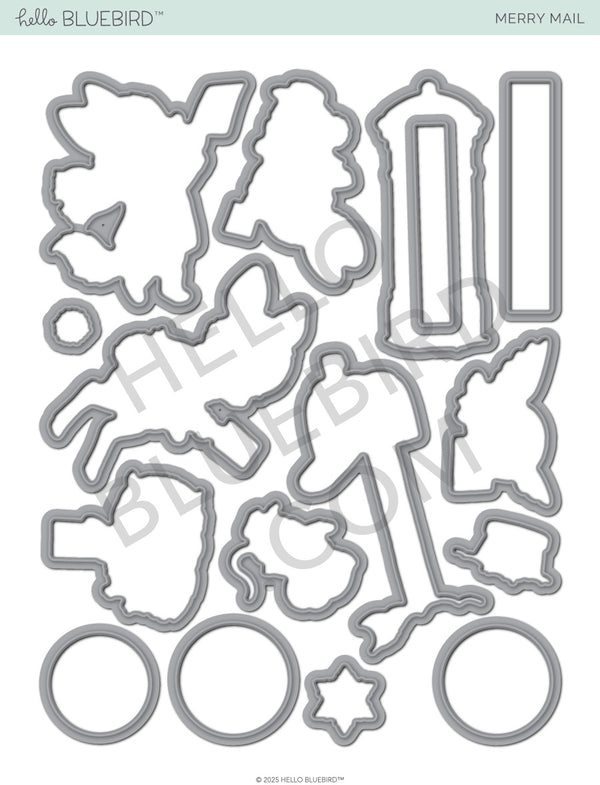 Merry Mail Die