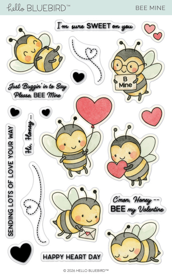 Bee Mine Stamp