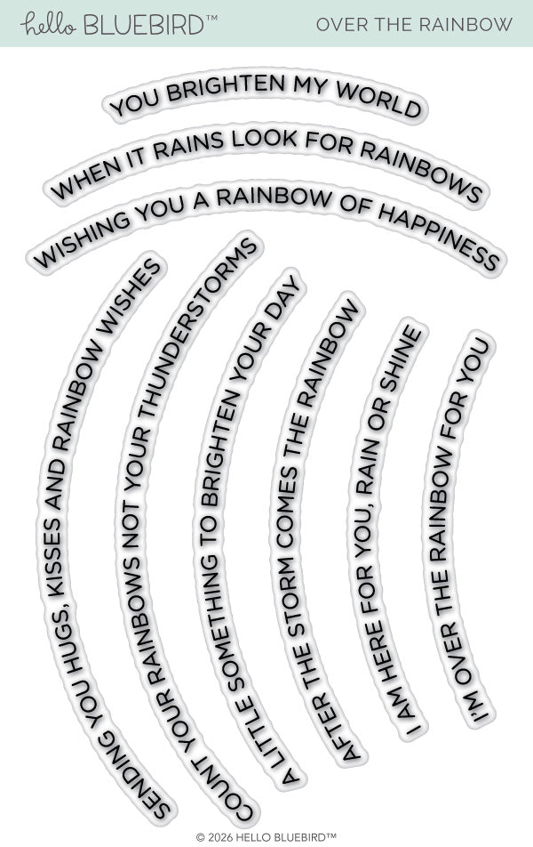 Over the Rainbow Stamp