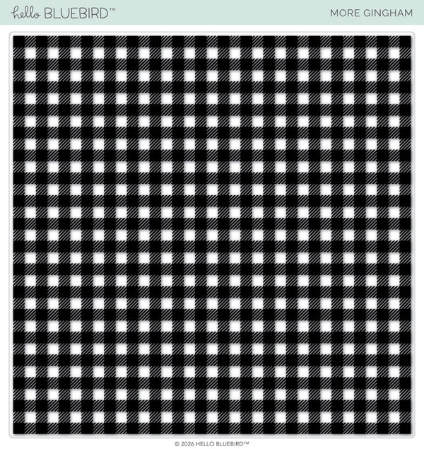 More Gingham BG Stamp