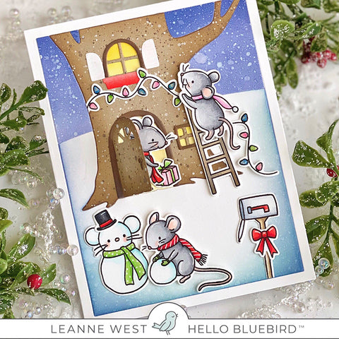 Merry Mice Stamp