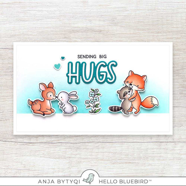 Big Hugs Woodland Stamp