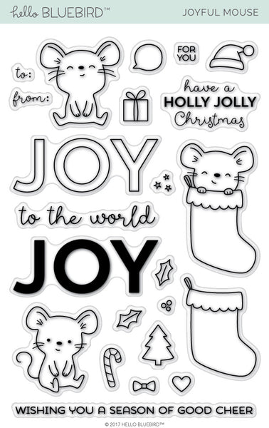 Joyful Mouse Stamp