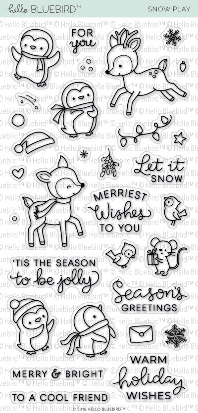 Snow Play Stamp