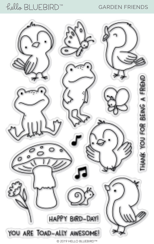 Garden Friends Stamp