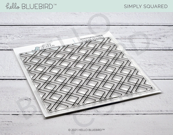 Simply Squared Background Stamp