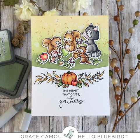 FALL NATURE STAMPS - hello, Wonderful
