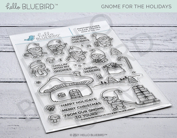 Gnome for the Holidays Stamp