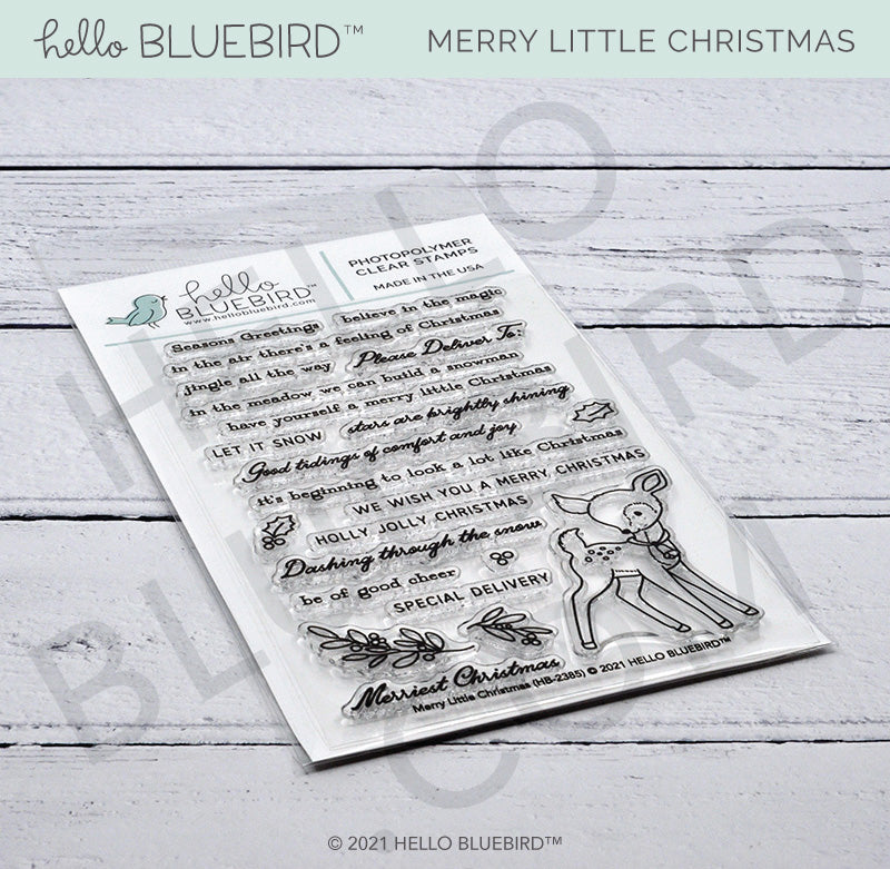 Merry Little Christmas Stamp