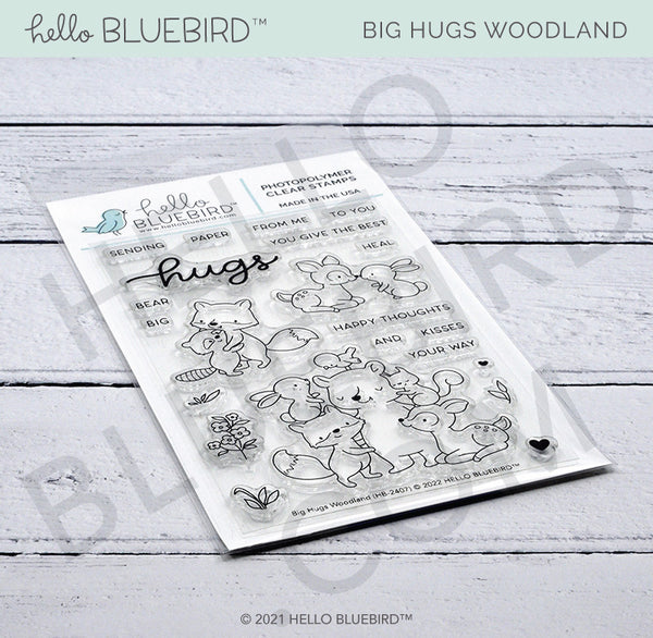 Big Hugs Woodland Stamp