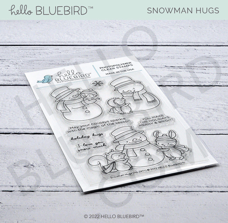 Snowman Hugs Stamp